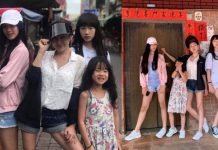 小S与女儿一字排开大秀美腿超吸睛
