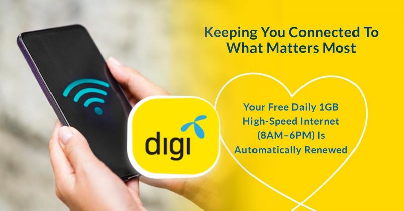 Digi免费1gb上网数据将延长至4月28日 Woah My