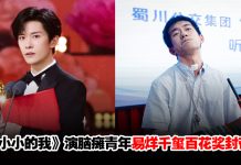 易烊千玺《小小的我》封帝成首位金鸡百花双料00后